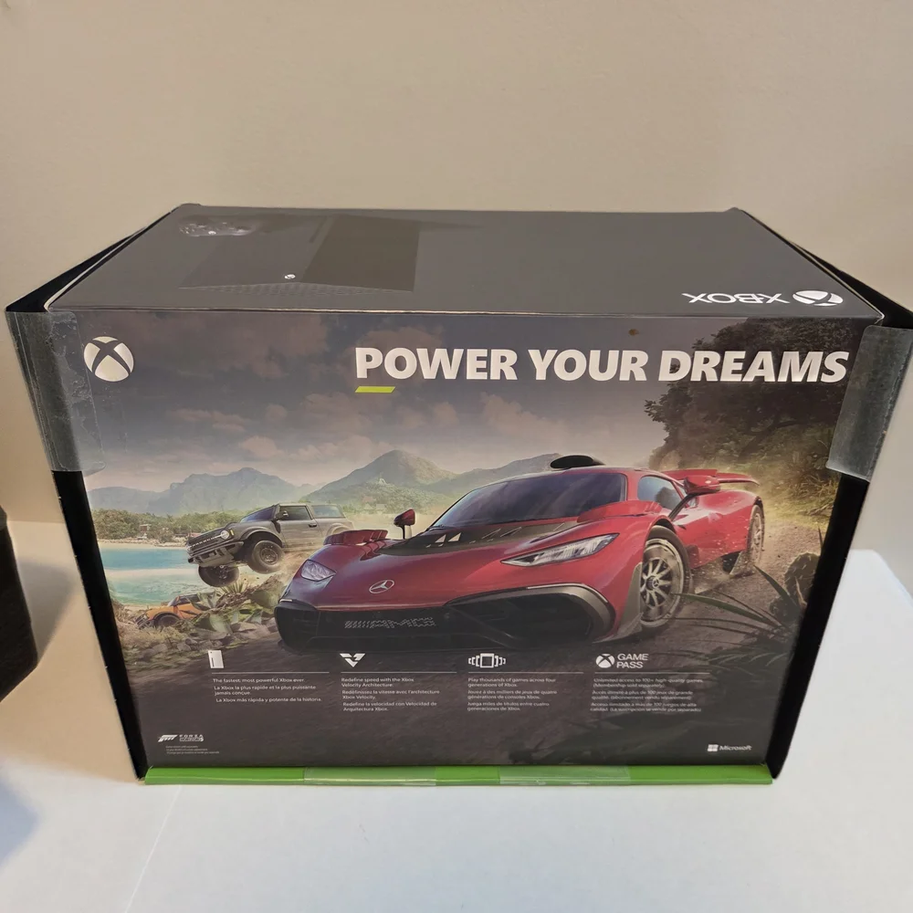 Xbox Series X 1TB SSD Packaging Empty Box With Foam Inserts Box